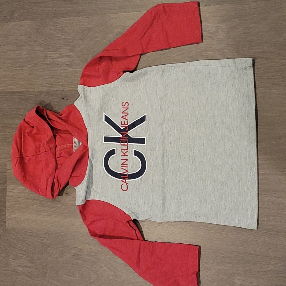 Calvin Klein Hooded Shirt 3T